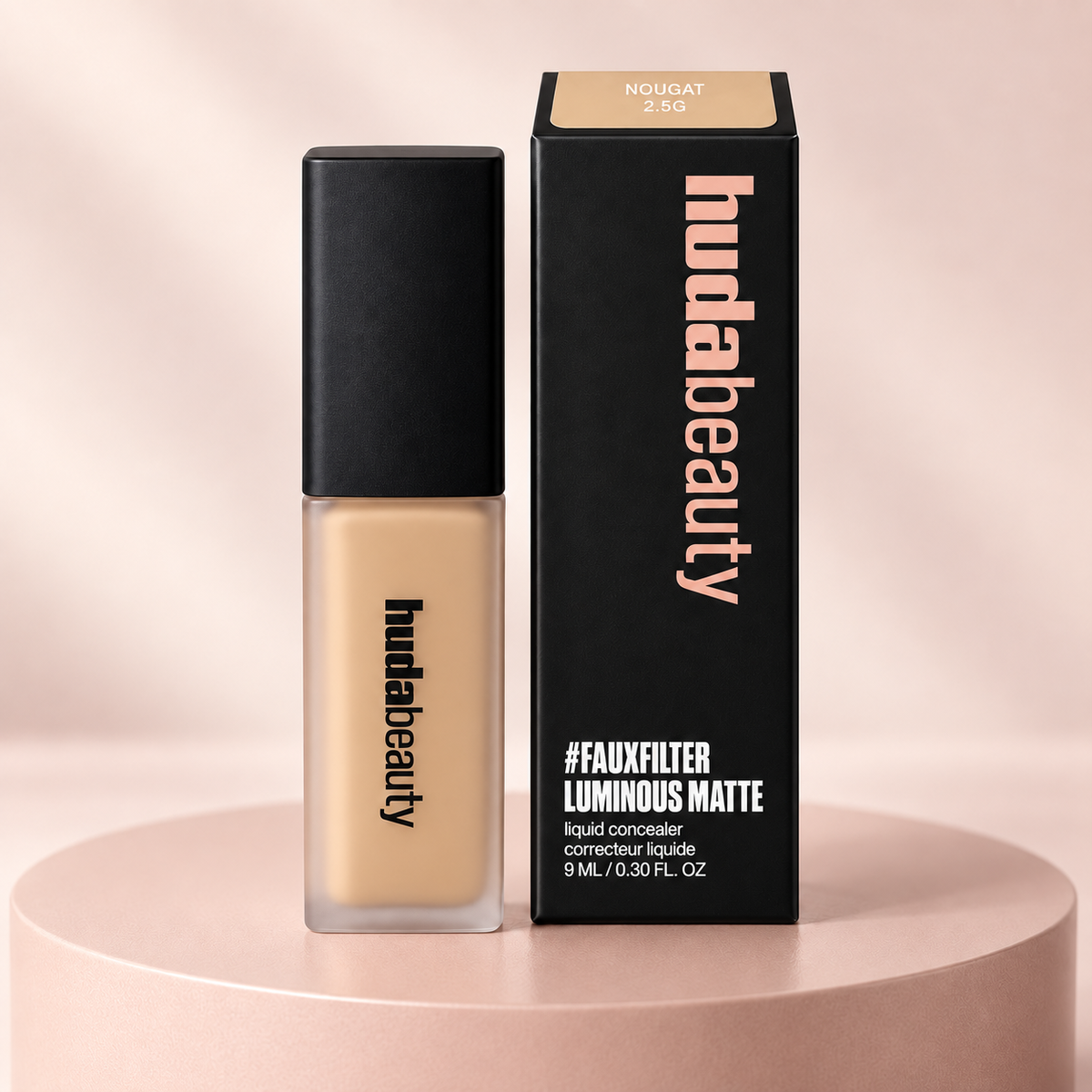 Huda Beauty #FauxFilter Luminous Matte Concealer – Nougat 2.5G